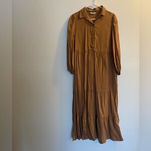 Max Studio collared maxi dress